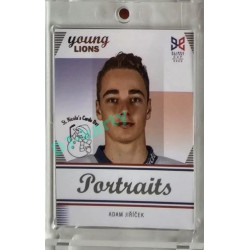 2023/24 Legendary Cards Hlinka Gretzky Cup Young Lions #P-06 Adam Jiříček Portréty Expo