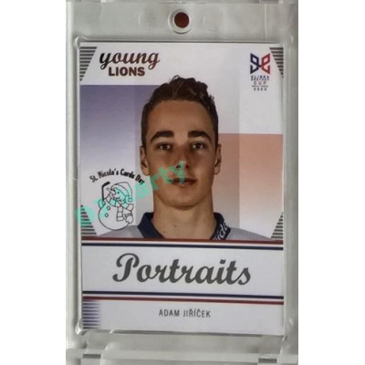 2023/24 Legendary Cards Hlinka Gretzky Cup Young Lions #P-06 Adam Jiříček Portréty Expo