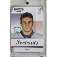 2023/24 Legendary Cards Hlinka Gretzky Cup Young Lions #P-07 Jan Skok Portréty Expo