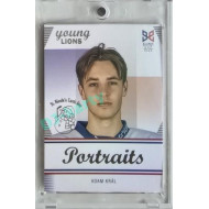 2023/24 Legendary Cards Hlinka Gretzky Cup Young Lions #P-08 Adam Král Portréty Expo
