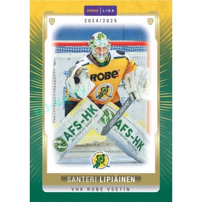 2024/25 Goal Cards Maxa liga 1. série #VSE-01 Santeri Lipiäinen Parallel 1of15