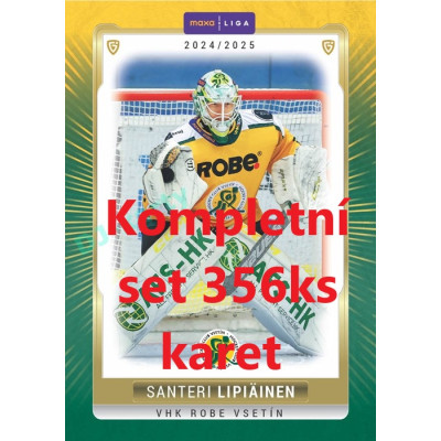 2024/25 Goal Cards Maxa liga 1. série kompletní set 356ks řadových karet