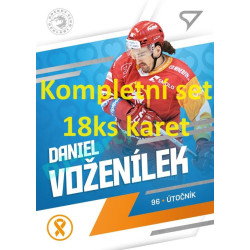 2023/24 Sportzoo O kapku lepší hokej - kompletní set 18ks karet