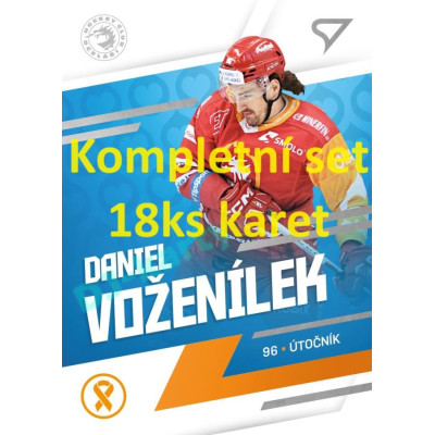2023/24 Sportzoo O kapku lepší hokej - kompletní set 18ks karet