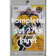 2024 Goal Cards 95. VÝROČÍ ZLÍNSKÉHO HOKEJE - kompletní set 27ks řadových karet