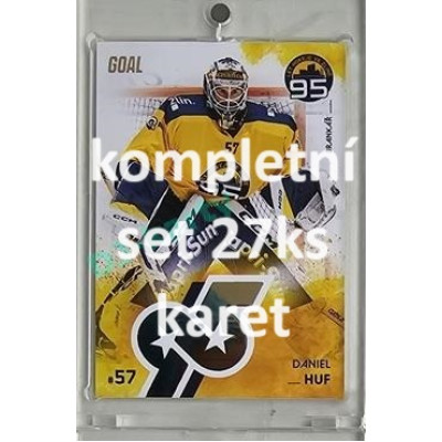 2024 Goal Cards 95. VÝROČÍ ZLÍNSKÉHO HOKEJE - kompletní set 27ks řadových karet