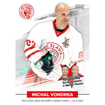 2022 Goal Cards Rozlučka Jardy Bednáře a Marka Tomici #07 Michal Vondrka