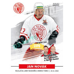 2022 Goal Cards Rozlučka Jardy Bednáře a Marka Tomici #11 Jan Novák Expo Gold 1of3