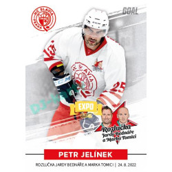 2022 Goal Cards Rozlučka Jardy Bednáře a Marka Tomici #13 Petr Jelínek Expo Gold 1of3