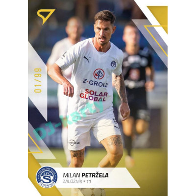 2022/23 Sportzoo Fortuna Liga 1. série #050 Milan Petržela Gold xx/99