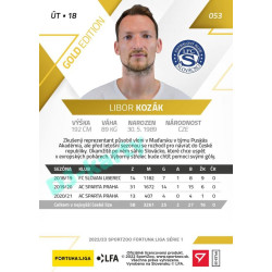 2022/23 Sportzoo Fortuna Liga 1. série #053 Libor Kozák Gold xx/99