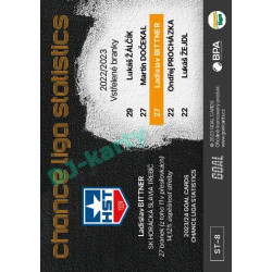 2023/24 Goal cards Chance Liga 1. série #ST-08 Ladislav Bittner Statistics