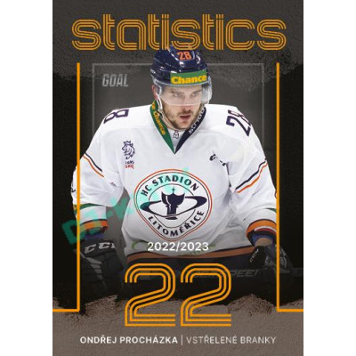 2023/24 Goal cards Chance Liga 1. série #ST-09 Ondřej Procházka Statistics
