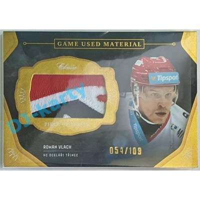 2020/21 OFS 1.série Roman Vlach #GUM-RVL 54/109 Game Used Material