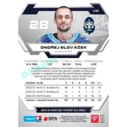 2023/24 Sportzoo ELH 1. série #240 Ondřej Slováček