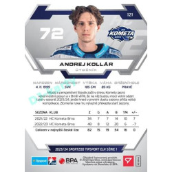 2023/24 Sportzoo ELH 1. série #121 Andrej Kollár