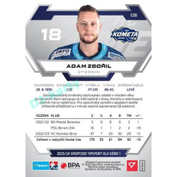 2023/24 Sportzoo ELH 1. série #126 Adam Zbořil