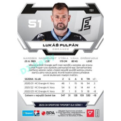 2023/24 Sportzoo ELH 1. série #151 Lukáš Pulpán