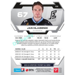 2023/24 Sportzoo ELH 1. série #156 Jan Hladonik