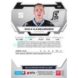 2023/24 Sportzoo ELH 1. série #158 Iikka Kangasniemi