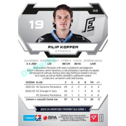 2023/24 Sportzoo ELH 1. série #159 Filip Koffer