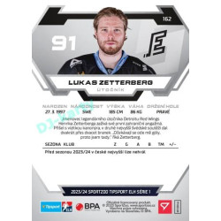 2023/24 Sportzoo ELH 1. série #162 Lukas Zetterberg