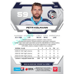 2023/24 Sportzoo ELH 1. série #095 Petr Kolmann