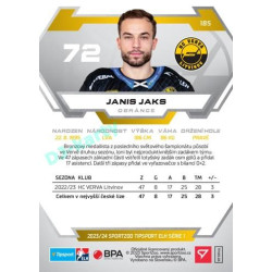 2023/24 Sportzoo ELH 1. série #185 Janis Jaks
