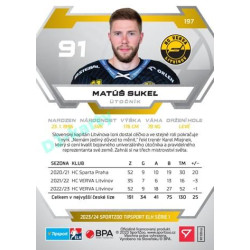 2023/24 Sportzoo ELH 1. série #197 Matúš Sukeľ