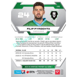 2023/24 Sportzoo ELH 1. série #170 Filip Pyrochta