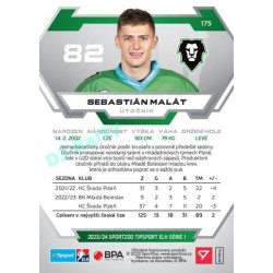 2023/24 Sportzoo ELH 1. série #175 Sebastián Malát