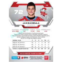 2023/24 Sportzoo ELH 1. série #136 Jan Bambula