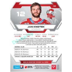 2023/24 Sportzoo ELH 1. série #138 Jan Knotek
