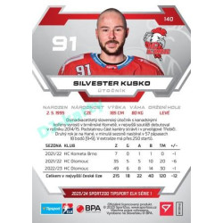 2023/24 Sportzoo ELH 1. série #140 Silvester Kusko