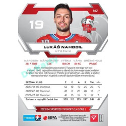 2023/24 Sportzoo ELH 1. série #142 Lukáš Nahodil