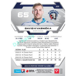 2023/24 Sportzoo ELH 1. série #203 David Kvasnička