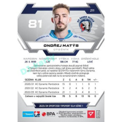 2023/24 Sportzoo ELH 1. série #211 Ondřej Matýs