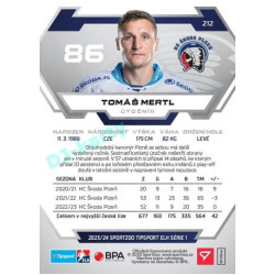 2023/24 Sportzoo ELH 1. série #212 Tomáš Mertl