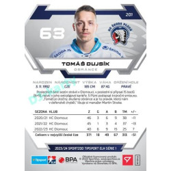 2023/24 Sportzoo ELH 1. série #201 Tomáš Dujsík