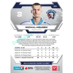 2023/24 Sportzoo ELH 1. série #202 Michal Houdek