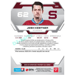 2023/24 Sportzoo ELH 1. série #086 Josh Kestner