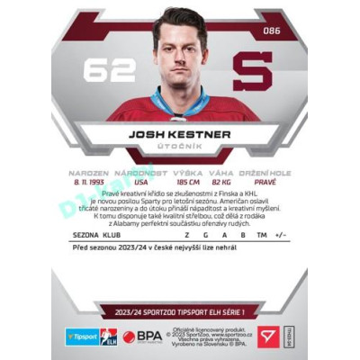 2023/24 Sportzoo ELH 1. série #086 Josh Kestner