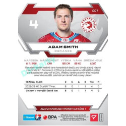2023/24 Sportzoo ELH 1. série #007 Adam Smith