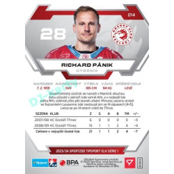 2023/24 Sportzoo ELH 1. série #014 Richard Pánik