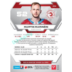 2023/24 Sportzoo ELH 1. série #004 Martin Marinčin