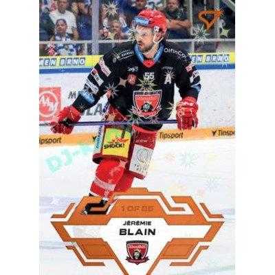 2023/24 Sportzoo ELH 1. série #021 Jérémie Blain Blade Sparks 1of25
