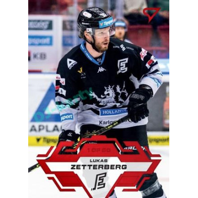 2023/24 Sportzoo ELH 1. série #162 Lukas Zetterberg Goal Light 1of60