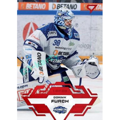 2023/24 Sportzoo ELH 1. série #109 Dominik Furch Goal Light 1of60