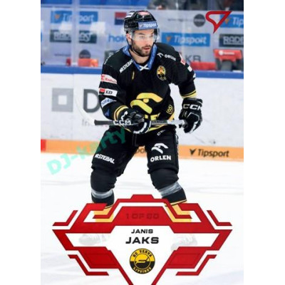 2023/24 Sportzoo ELH 1. série #185 Janis Jaks Goal Light 1of60