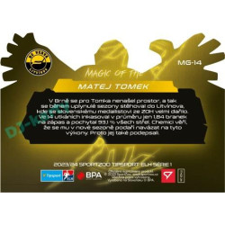 2023/24 Sportzoo ELH 1. série #MG-14 Matej Tomek Magic of the Goalie Die Cut Limited xx/80